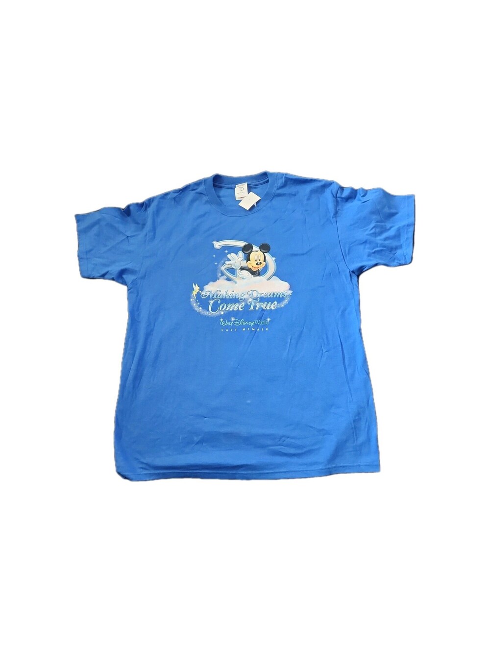 Disney Mickey Mouse 1990s Cast Member Shirt Blue XL